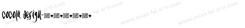 cocola design字体转换